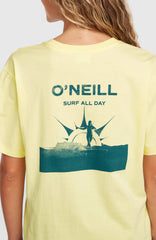 O’Neill Boxy Back Print T-Shirt Rainforest Dew