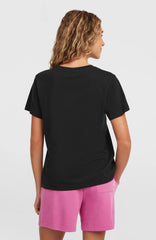 Front Print T-Shirt Black Out
