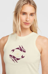 Women Of The Wave Tank Top Pistachio Shell