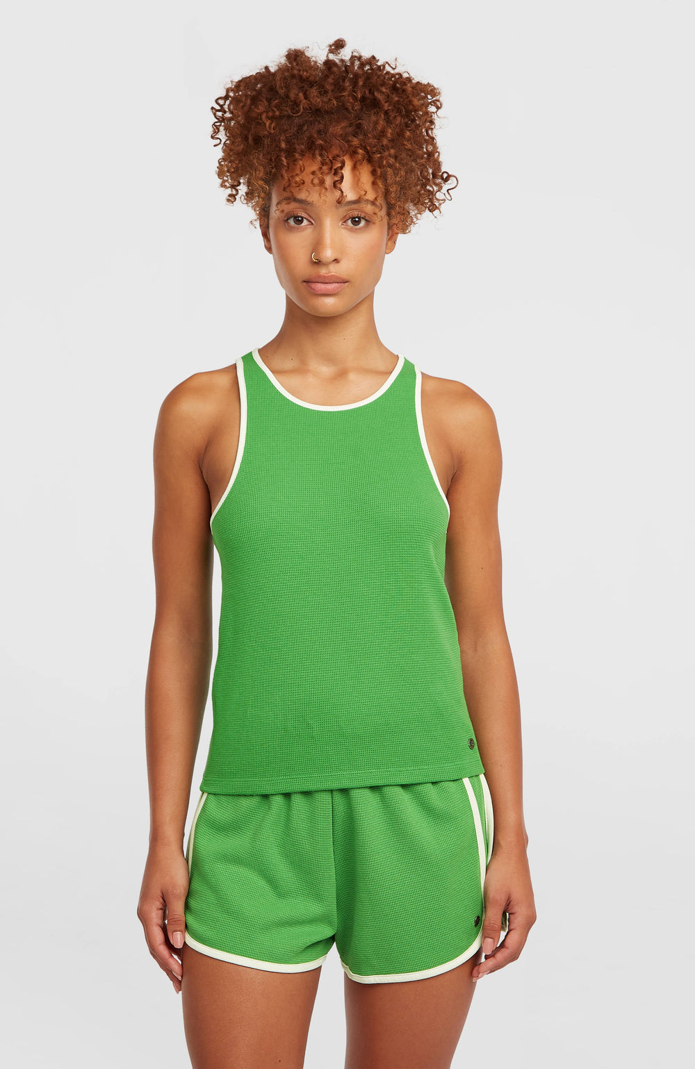 O'Riginals Waffle Tank Top Grass