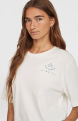 Summer Musthaves Back Print T-Shirt Snow White