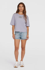 Summer Musthaves Back Print T-Shirt Purple Gleam