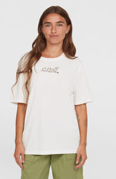 Essentials Script T-Shirt Snow White