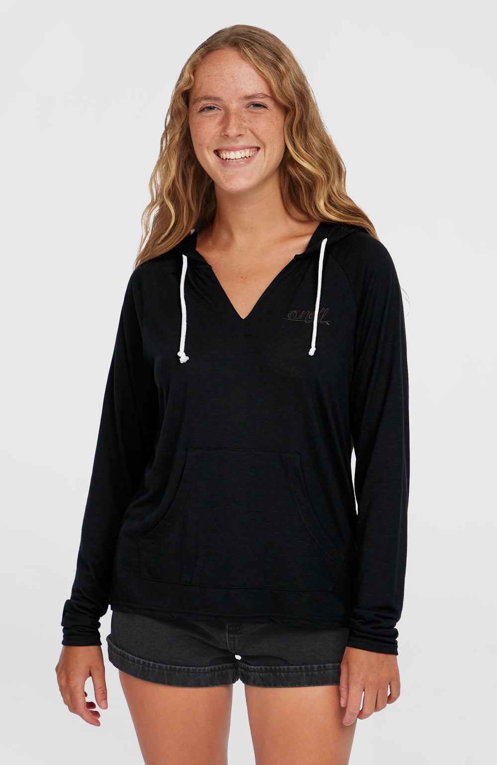 Essentials Long Sleeve Hoodie Black Out