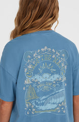 Beach Vintage T-Shirt Copen Blue