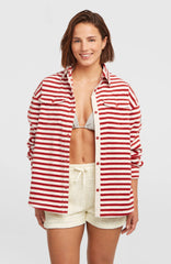 O'Riginals Superfleece Shirt White/Red Originals Stripe