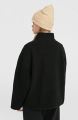Must-Have High-Pile Full-Zip Fleece Black Out