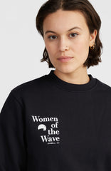 Women of the Wave Crew Sweatshirt Black Out