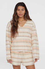 Bavaro Hoodie White Bavarro Stripe