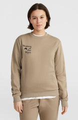 Women of the Wave Crew Sweatshirt Concrete
