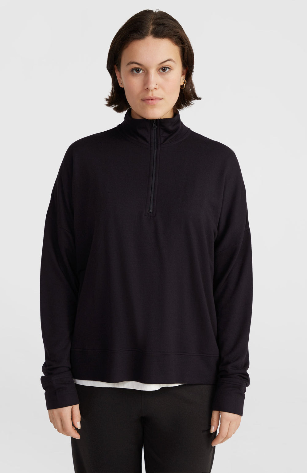 Half-Zip Sweatshirt Black Out