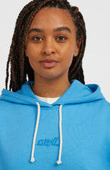 Essentials Script Hoodie Blue Poppy