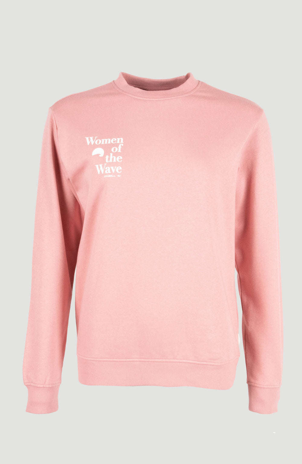 Women of the Wave Crew Sweatshirt Genuine Pink