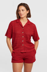 O'Riginals Crochet Shirt Midnight Poppy