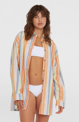 Beach Vintage Long Shirt Vintage Stripe