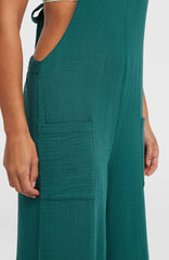 Brenda Structured Dungaree Botanical Heat