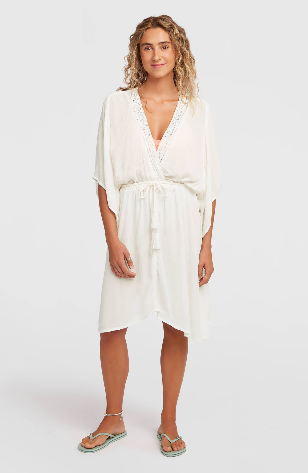 Essentials Tokeena Cover Up Dress Snow White
