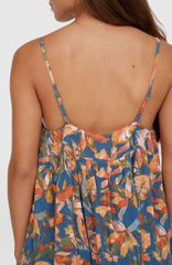 Rilee Short Dress Blue Painted Tropics