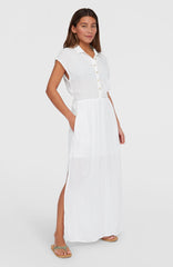 Lori Maxi Shirt Dress Snow White