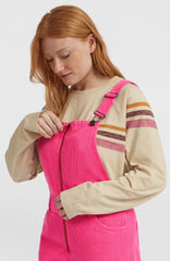 O'Riginals Cord Dungarees Carmine Rose
