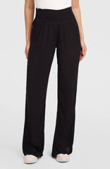 Johnny Smocked Waist Pants Black Out
