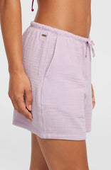 Brenda Structured Shorts Pale Lavender