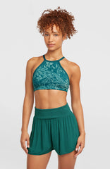 Johnny Smocked Waist Shorts Botanical Heat