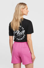 Essentials Script Sweatshorts Electric Fuschia