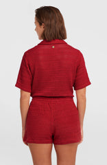 O'Riginals Crochet Shorts Midnight Poppy