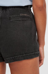 Tasia Denim Shorts Black Out