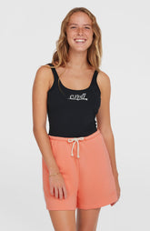 Essentials O'Neill Script Sweatshorts Coral Pink