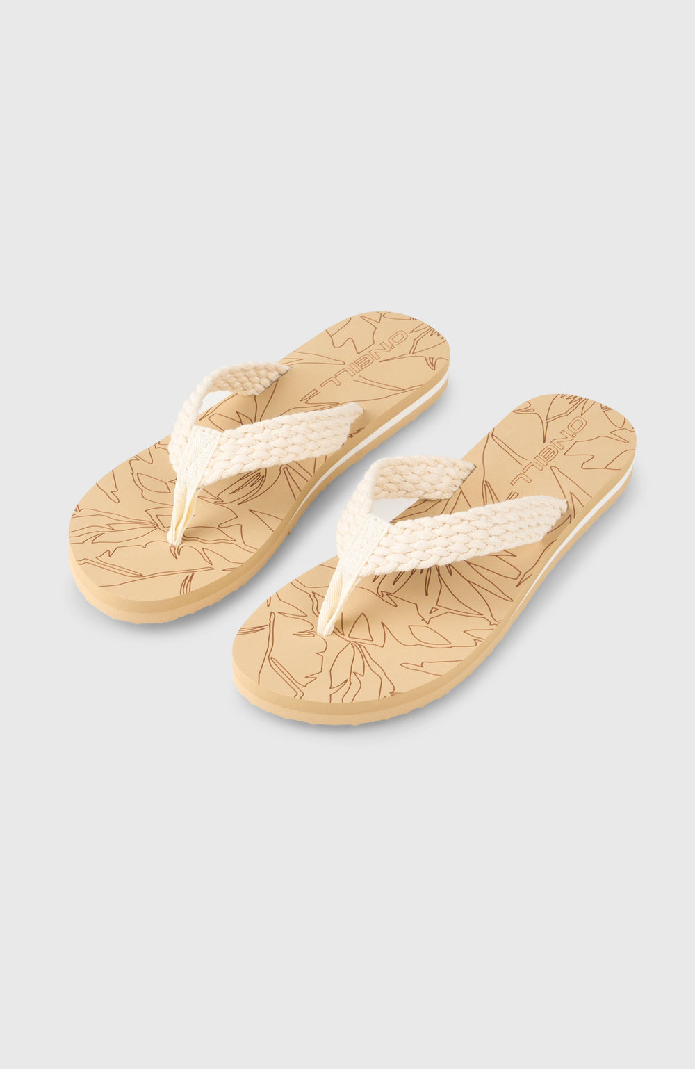 O'Neill Floral Sandals Snow White