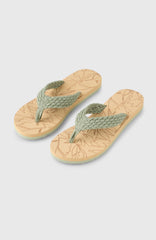O'Neill Floral Sandals Avery Fern