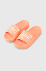 O'Neill Script Slides Funky Peach