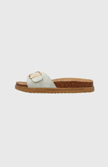 Solana Slider Sandals FROSTY GREEN