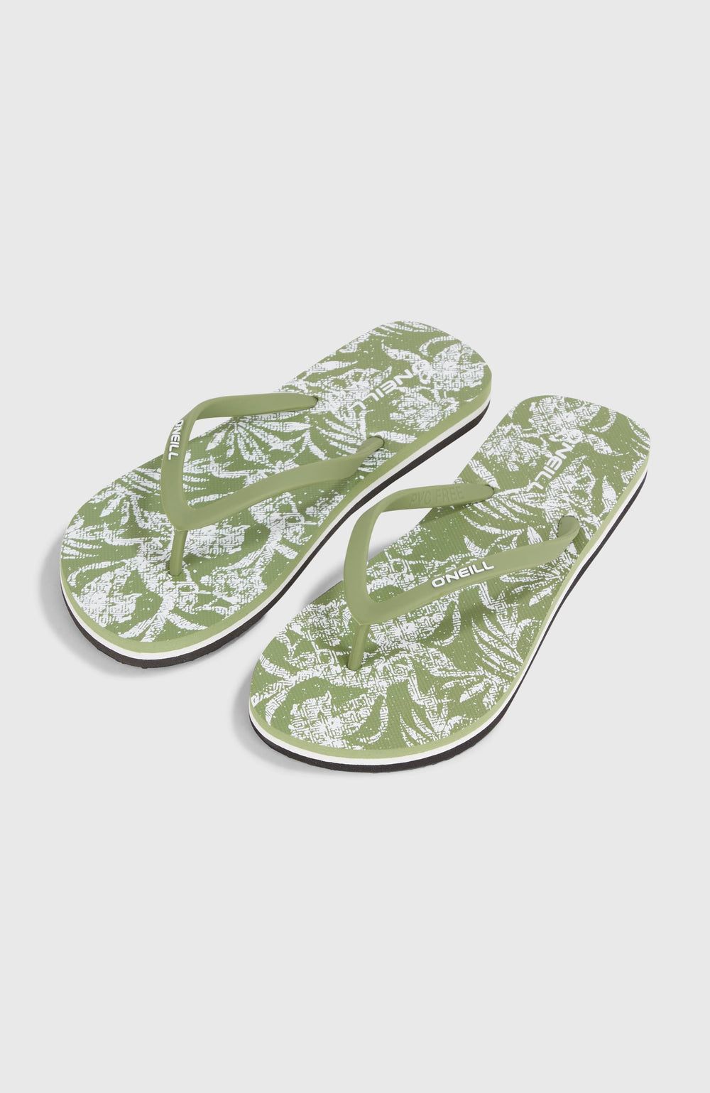 Profile Graphic Sandals Green Textured Jungle