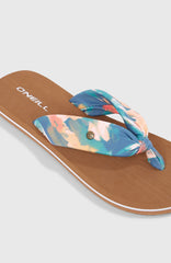 Ditsy Sun Sandals Blue Painted Tropics