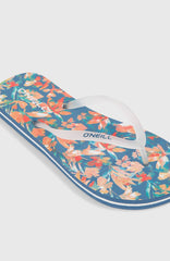 Profile Graphic Sandals Blue Painted Tropics