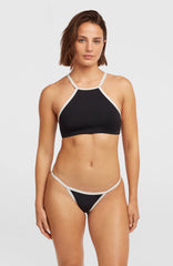 High-Neck Bikini Set Black Out