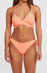 Rita Side-Tie Bikini Bottoms Funky Peach
