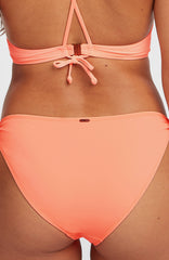 Rita Side-Tie Bikini Bottoms Funky Peach