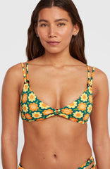O'Riginals Bikini Set Green Retro Flower