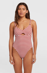 O'Riginals Swimsuit White/Red Originals Stripe