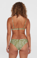 Maoi Bikini Bottoms Green Textured Jungle