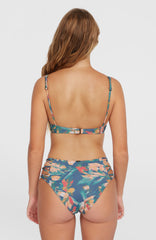 Elsie Underwire Bikini Top Blue Painted Tropics