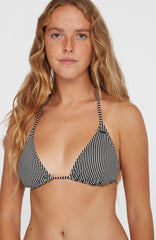 Essentials Capri Bondey Bikini Set Black Simple Stripe