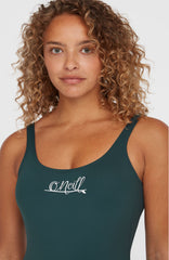 Essentials Script Swimsuit Alma Steel