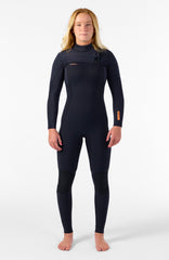 O'Neill Hyperfreak 5/4mm Chest Zip Full Wetsuit Women – O'Neill BLACK/BLACK
