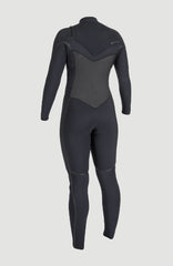 Psycho Tech 4/3mm Chest Zip Full Wetsuit BLACK/BLACK