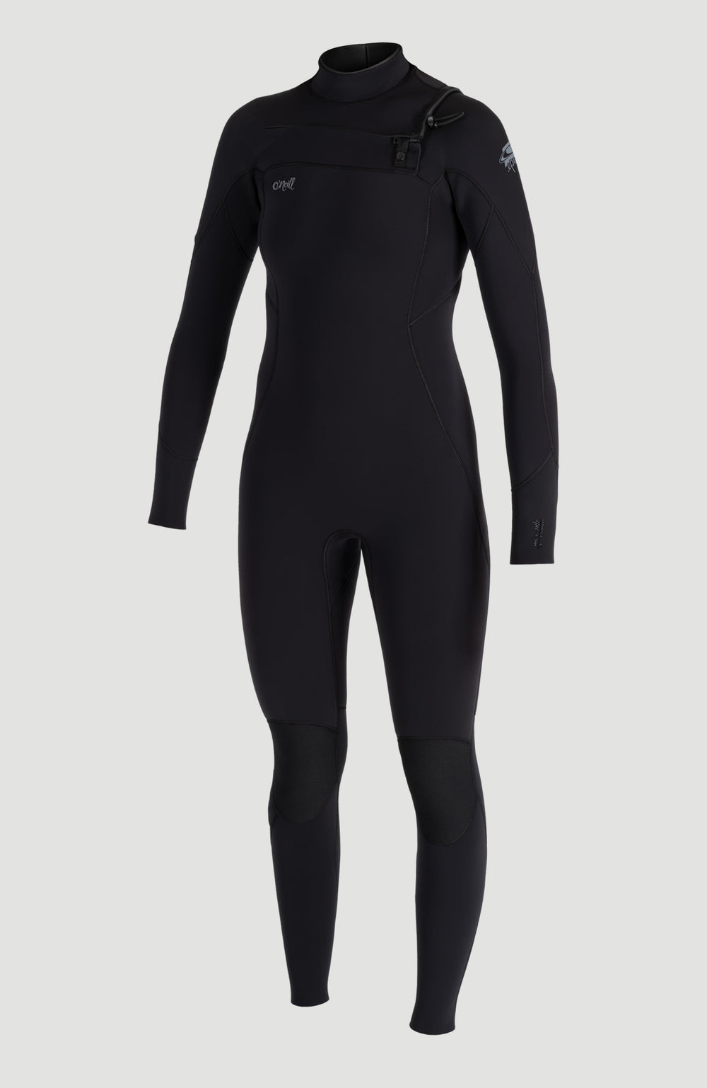 Epic 4/3mm Chest Zip Full Wetsuit A05 BLK/BLK/BLK